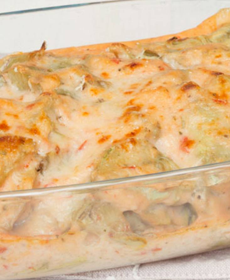 Carciofi cremosi alla pizzaiola