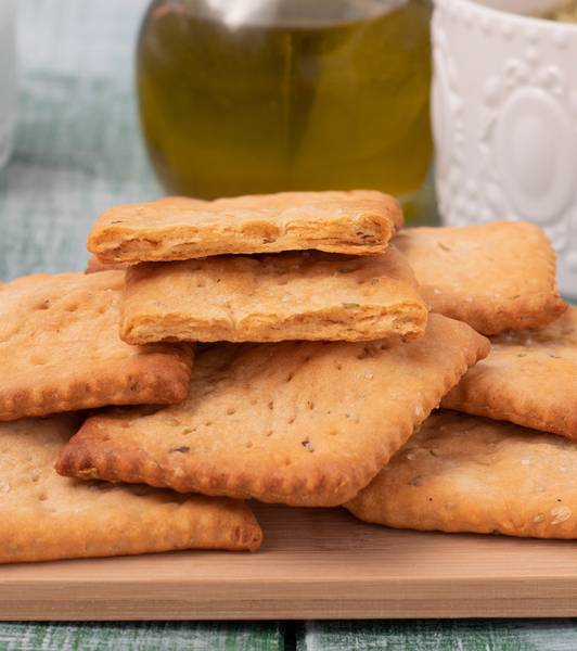 Crackers alla pizza