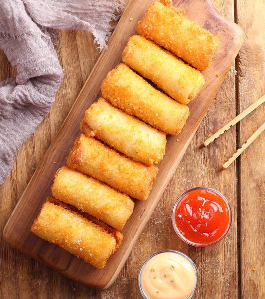 Crocchette di pollo con salsa ai peperoni