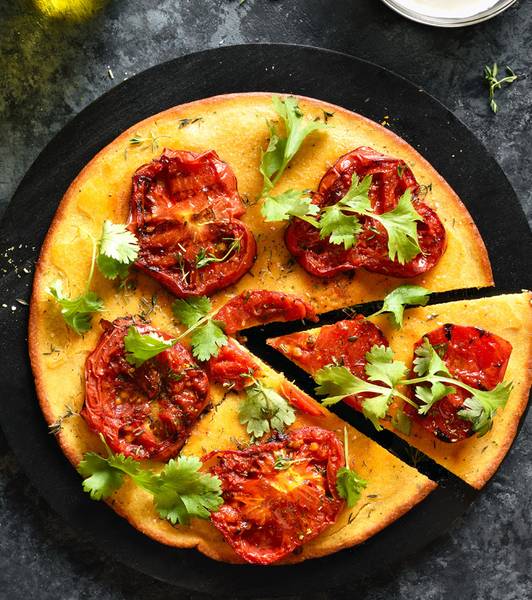 Finta pizza o pizza vegetale