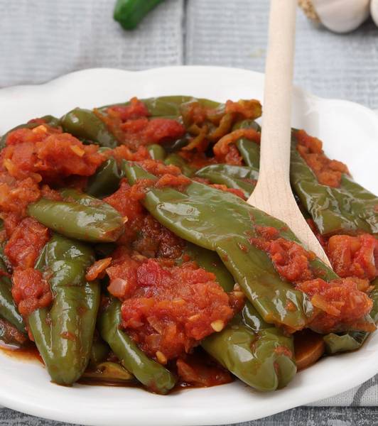 Friggitelli col pomodoro