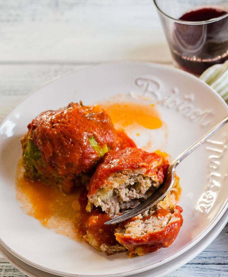 Involtini di verza senza glutine