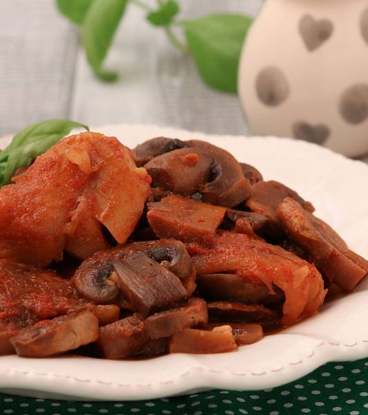 Merluzzo ai funghi
