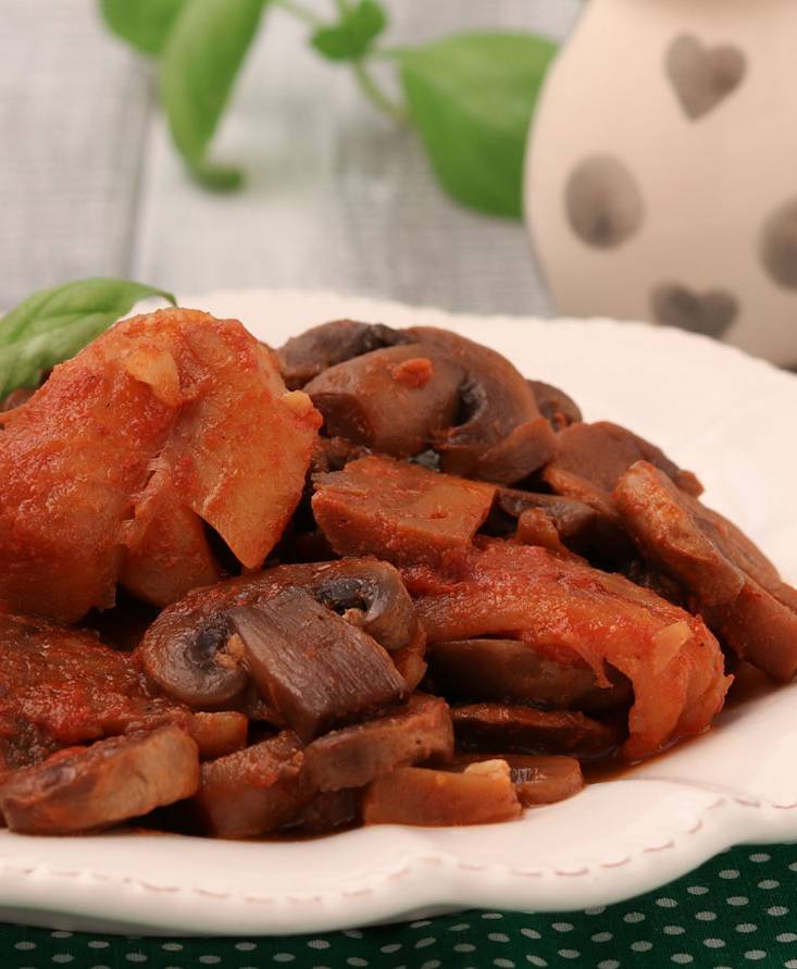 Merluzzo ai funghi