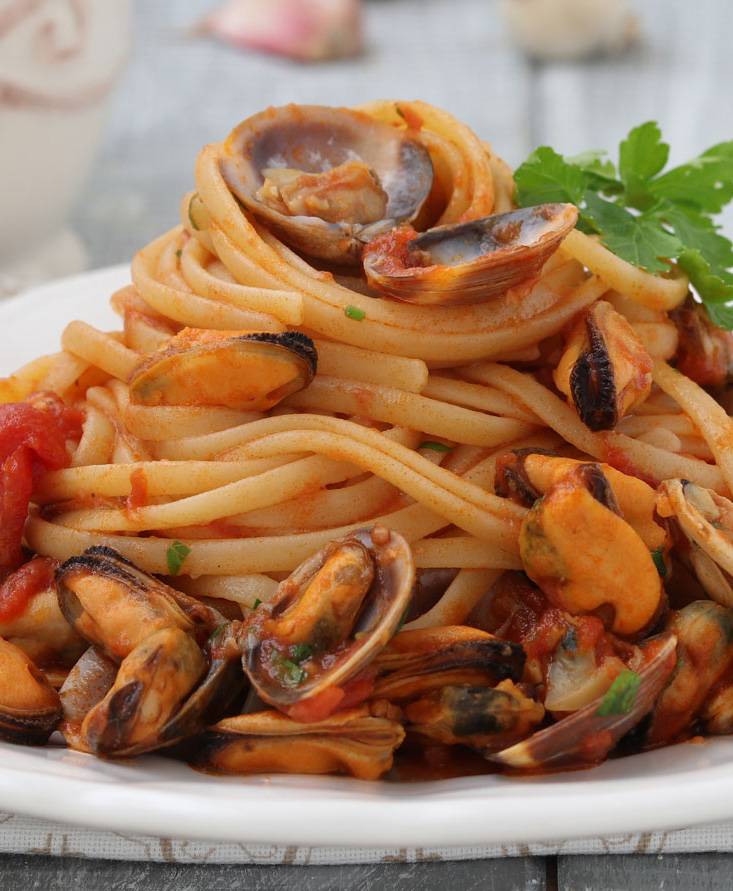Pasta cozze e vongole