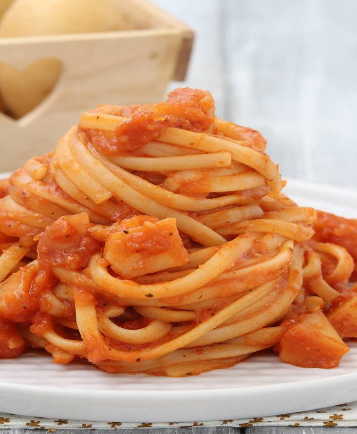 Pasta con sugo di patate