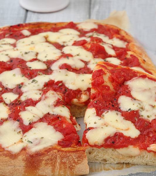 Pizza in teglia