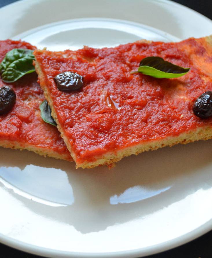 Pizza veloce senza lievitazione