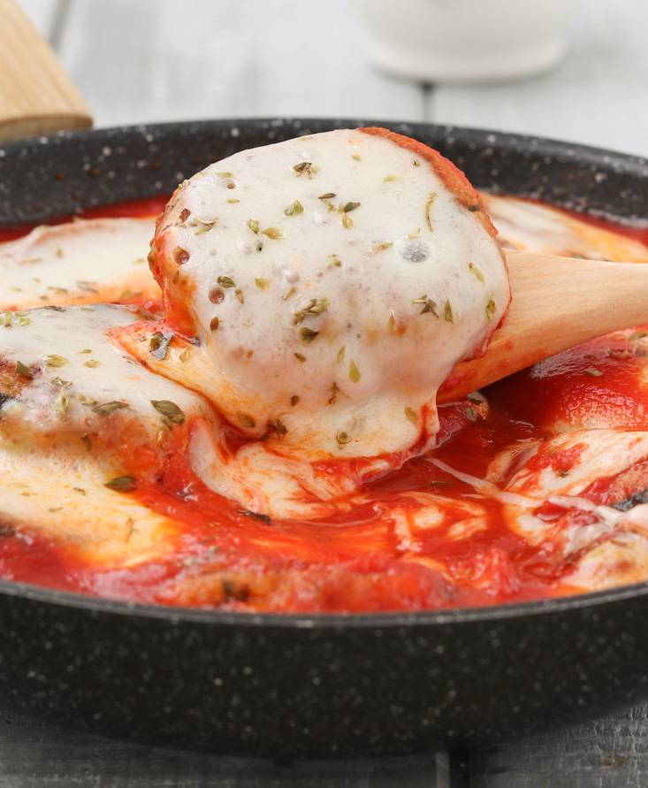 Polpette di zucchine alla pizzaiola