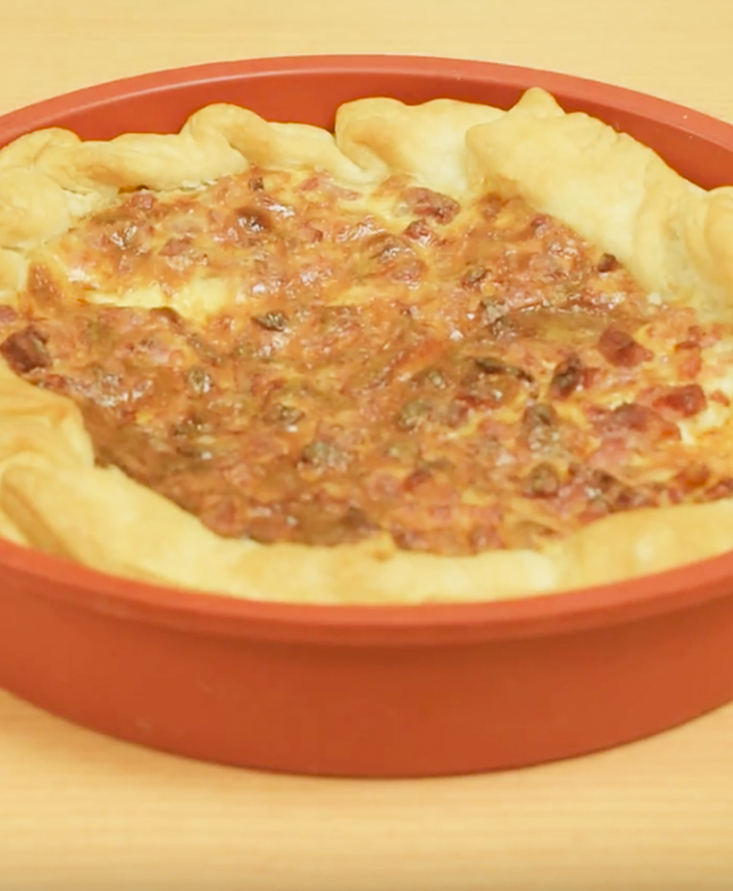 Torta salata Quiche Lorraine