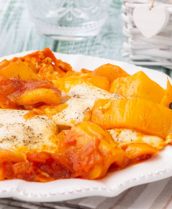 Uova con i peperoni