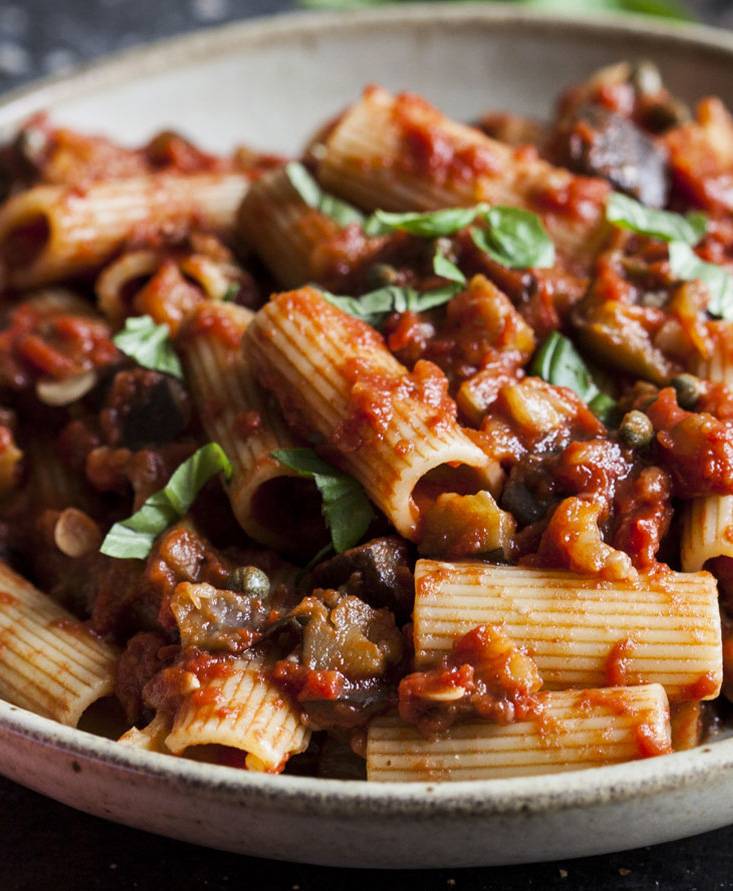 Vegan Rigatoni alla Norma